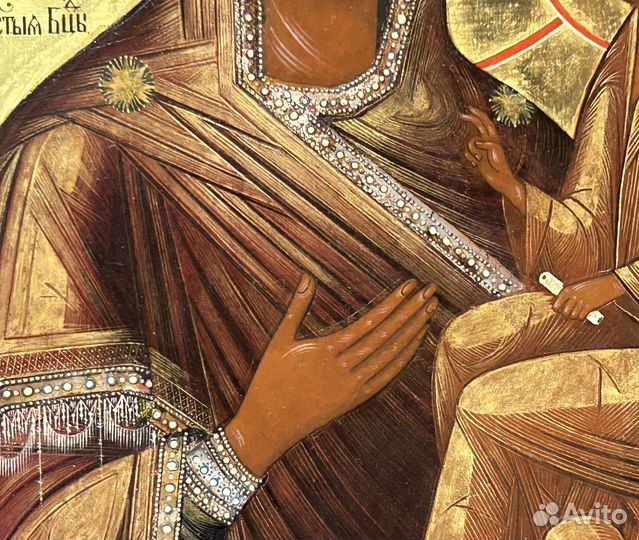 Икона Тихвинская Пресвятая Богородица Письмо