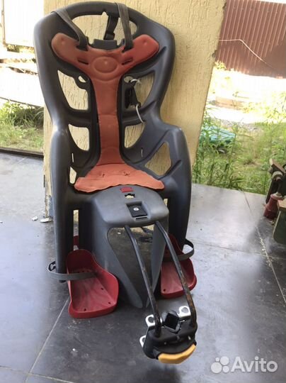 Детское велокресло заднее
