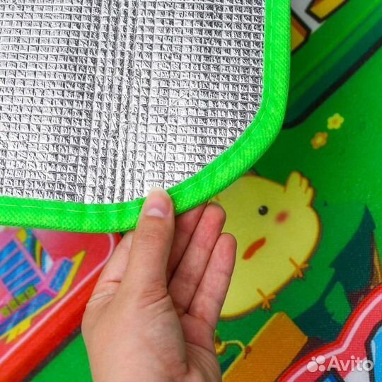 Коврик детский на фольгированной основе,115х90х0,5