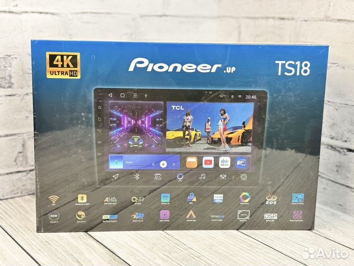 Магнитола pioneer андроид 6/128 8ядер с сим новый