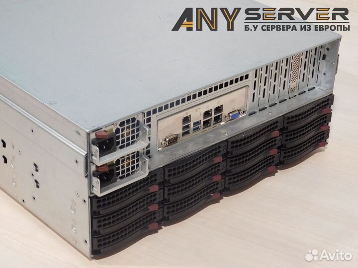 Сервер Supermicro 6048R 2x E5-2640v3 32Gb 36LFF