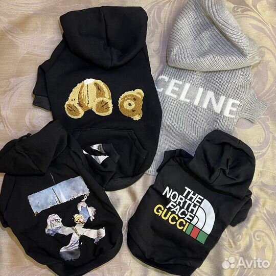 Свитер худи palm angels для собак gucci prada