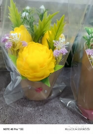 Сувенирное мыло к 8 марта