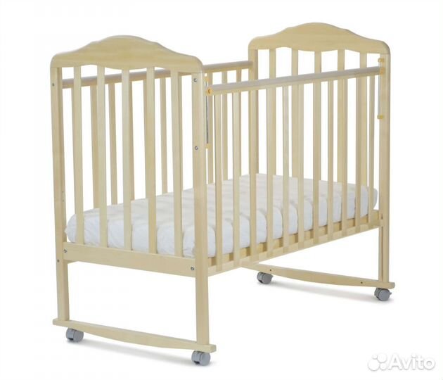 Детская кроватка скв, бежевая