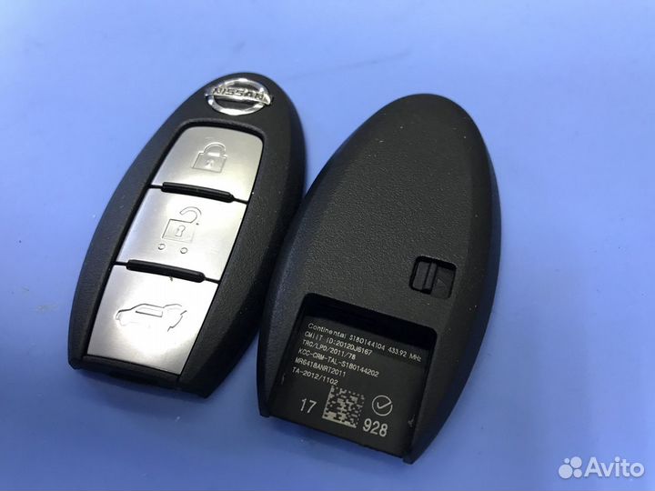 Корпус ключа Nissan qashqai