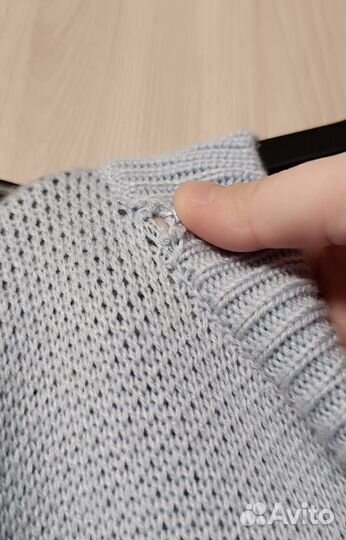 Свитер оверсайз вязаный