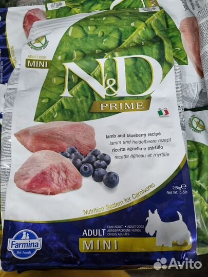 Корм для собак Farmina N&D Prime 2,5кг