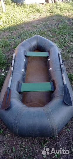 Лодка надувная резиновая двухместная