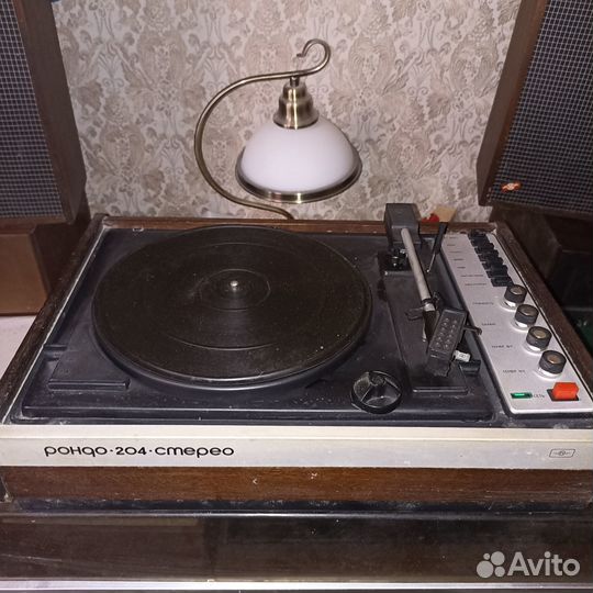 Проигрыватель винила Рондо 204 стерео, СССР, 1985г