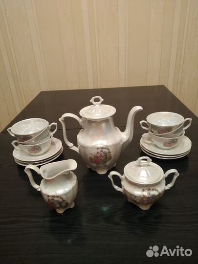 Чайно кофейный сервиз 15 предметов