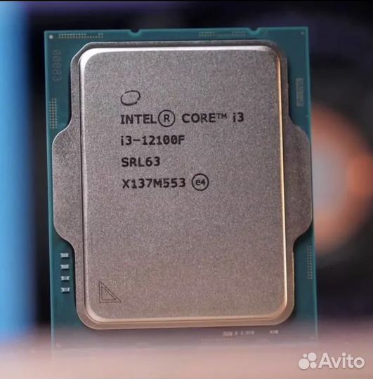 Процессор intel core i3 12100f