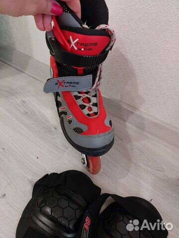 Роликовые коньки детские раздвижные