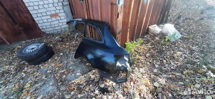 Крыло заднее лев. Audi A6 C7,4G