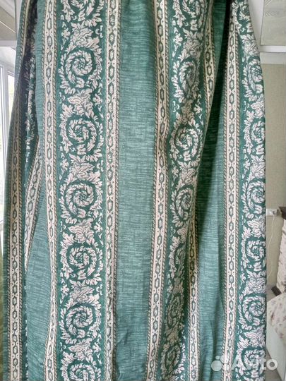 Шторы б/у хлопок, размер 1.1м*2.3м