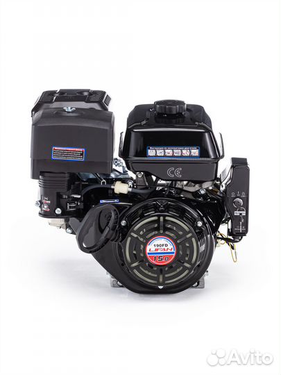 Двигатель бензиновый lifan 190FD (15 л.с.) эл. ста