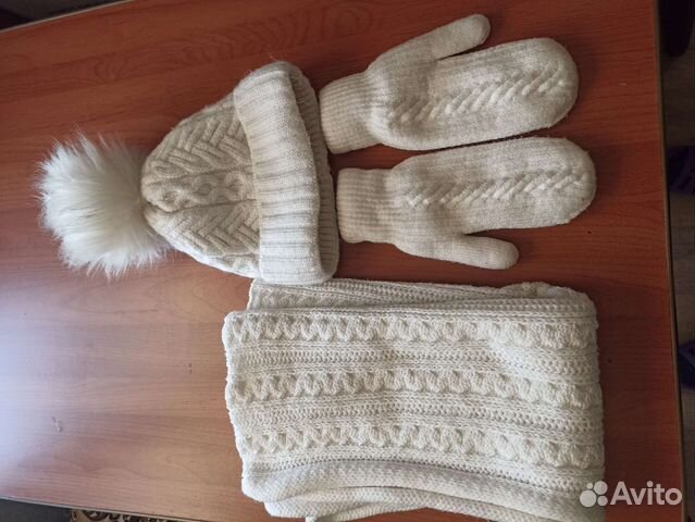 Комплект шапка, шарф