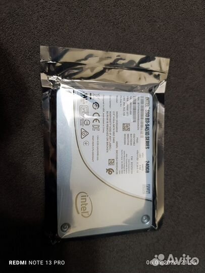 Intel ssd d3-s4510 series 240gb