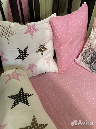 Бортики в детскую кроватку