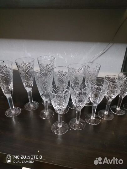 Хрустальные бокалы СССР