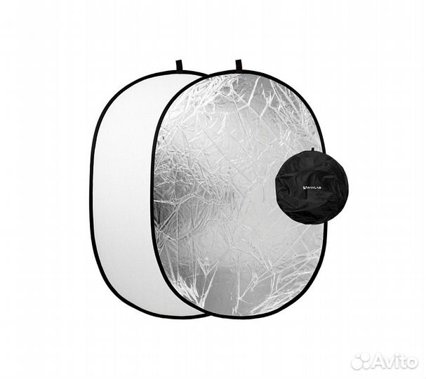 Отражатель 2в1 Raylab RF-09 серебро/белый 90*120см