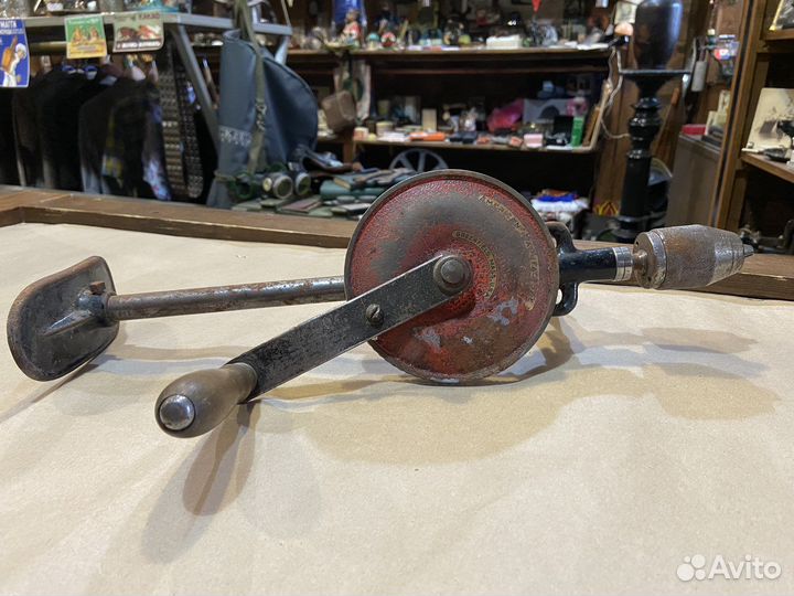 Антикварная дрель, США, 1920е года