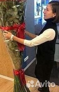 Высокие розы Доставка цветов