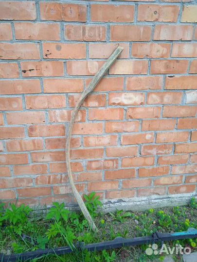 Старинная подставка под утюг, ухват, коромысло