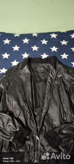 Кожаная куртка мужская 58, 60, 62 размер