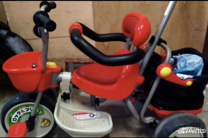 Японский трехколесный велосипед ides cargo