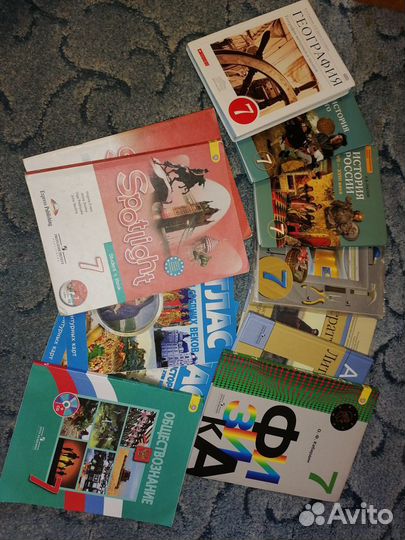 Учебники с 6 по 11 класс