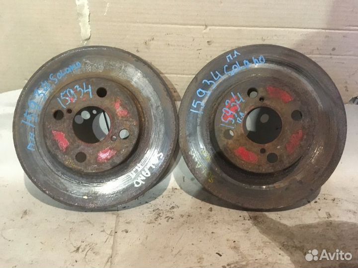 Диски тормозные передние lifan Solano