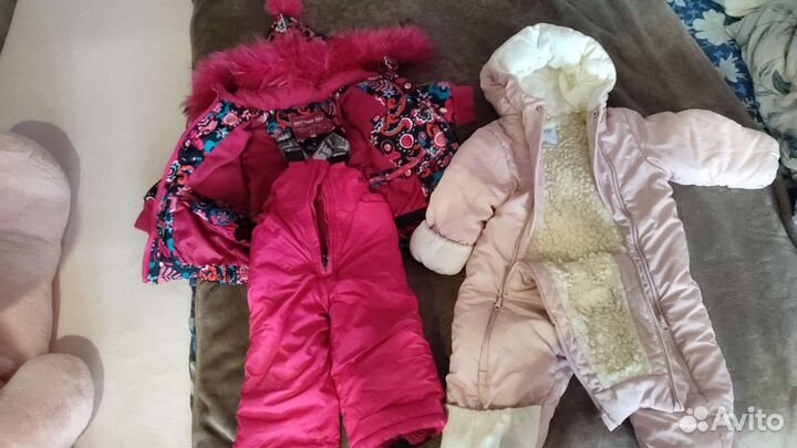 Зимний комбинезон 80р-р. Цена за 2 шт