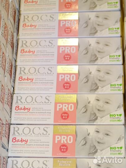 Зубная паста \ щётка для малышей R.O.C.S.в асс- те