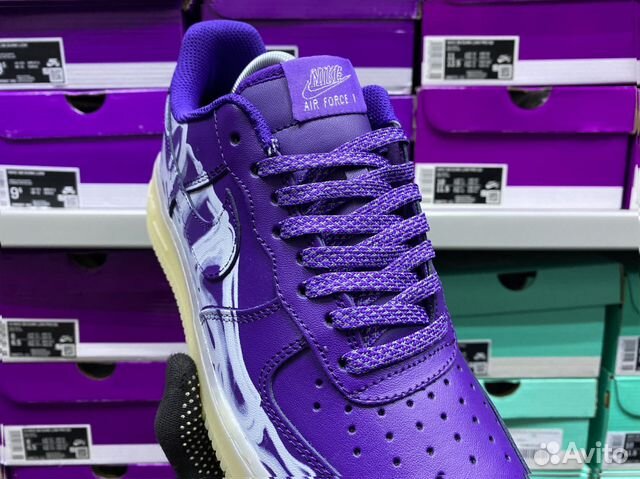 Кроссовки Nike Air Force 1 Skeleton Purple