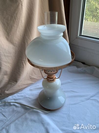 Настольная лампа под керосинку СССР