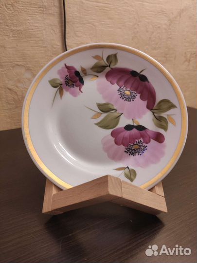 Фарфоровые винтажные тарелки mix