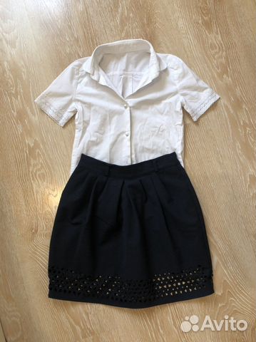 Школьные сарафан,юбка, блузки на 122-128