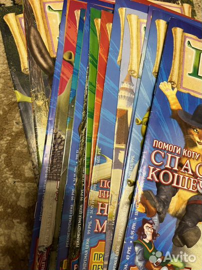 Шрэк Приключения Шрэка журнал - Наклейки, амулеты