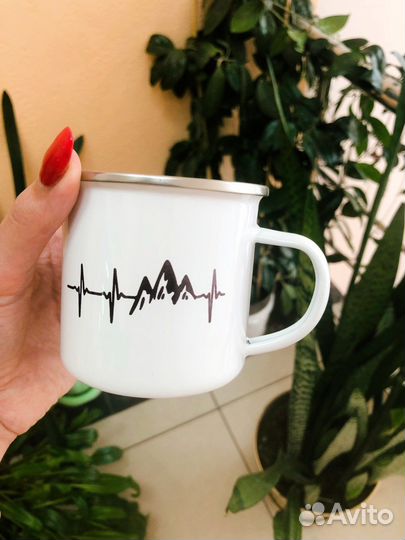 Кружка эмалированная