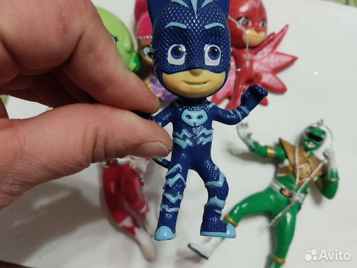 Елочные игрушки с героями мультфильмов набор