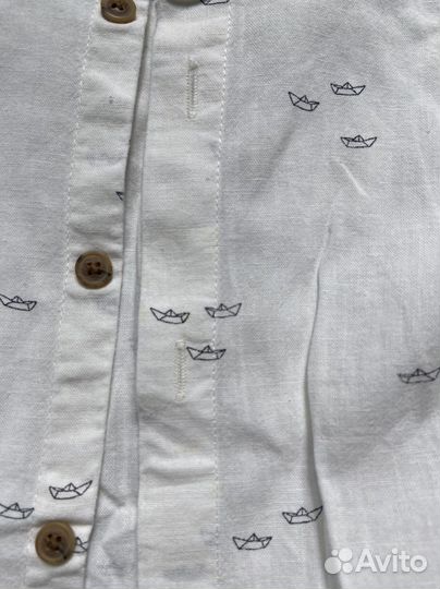 Рубашка zara для мальчика 92