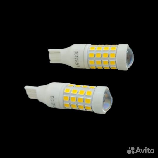 Яркая LED лампа заднего хода W16W MSA (2шт)