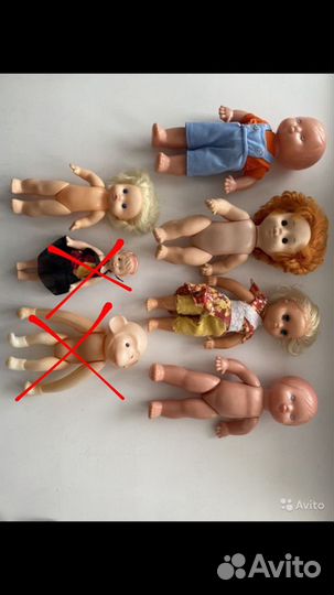 Игрушки советские СССР куклы