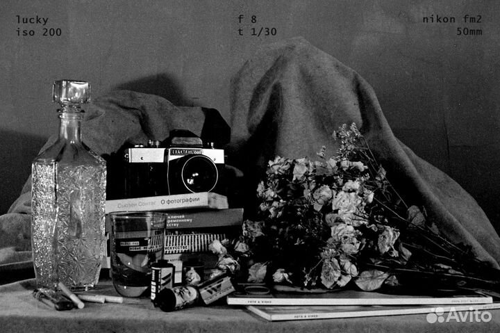 Ч/б плёнка lucky ISO 200