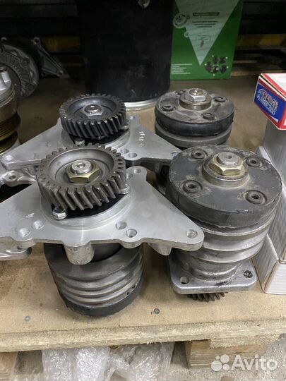 Привод вентилятора маз,ямз 2-х руч. 4 отверстия