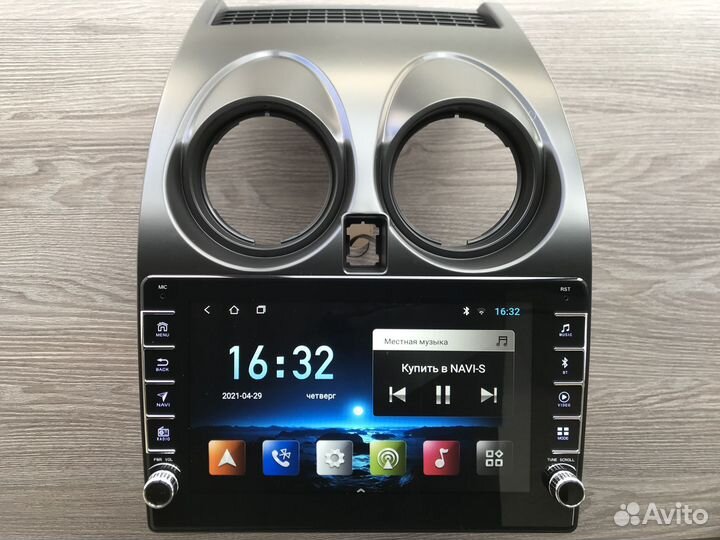 Магнитола Nissan Qashqai + физические кнопки