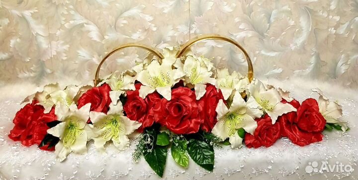 Свадебные украшения на машину и для невесты