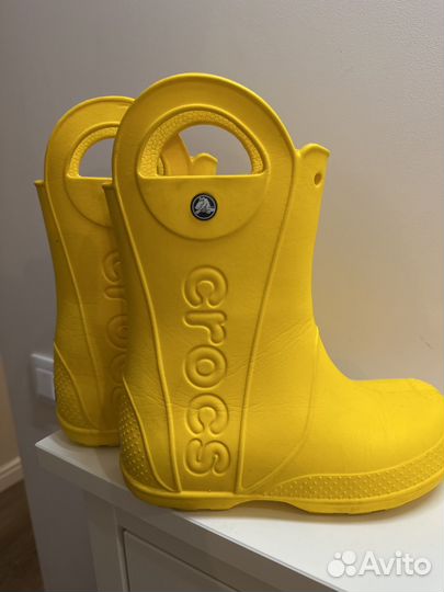 Резиновые сапоги crocs 34