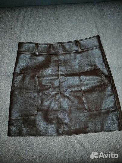 Кожаная юбка