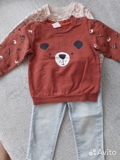 Вещи пакетом для девочки 86 92